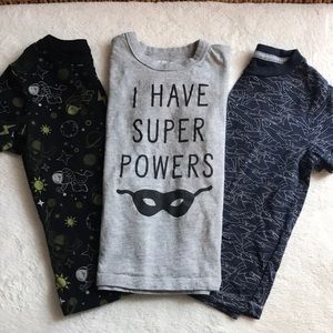 Bundle of three soft size 5 tee shirts! EUC!